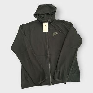 Nike Tech Essentials Full Zip Hoodie Black Mens size Large DD5284-010 New